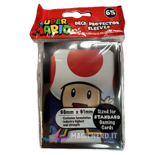 Bustine Protettive Super Mario Toad Standard 66×91 mm (65)
