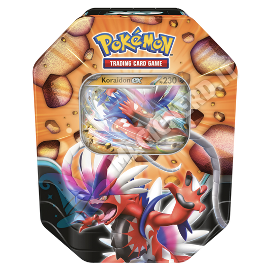 Tin da Collezione Leggende Sovrane Koraidon-ex (ITA)