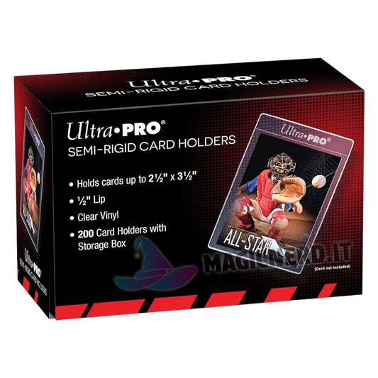 Semi-Rigid Card Holders 1/2"x 3 1/2" (200 pezzi) - Ultra Pro