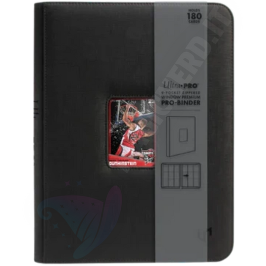 9-Pocket Zippered Window Premium PRO-Binder Ultra PRO